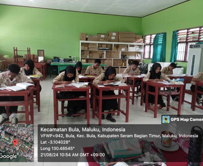 Persiapan Program Magang Luar Negeri, SMK Negeri 1 Seram Bagian Timur Fasilitasi Siswa Kursus Bahasa Jepang